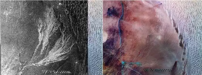 recherche d'eau par satellite