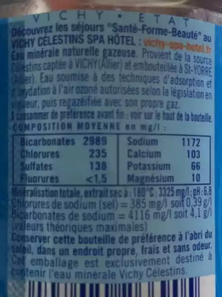 Eau minérale Vichy
